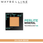 Buy Maybelline New York Fit Me Matte + Poreless Pressed Powder Sun Beige 310 (8.5 gm) - Purplle
