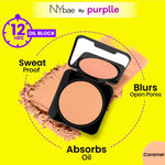 Buy NY Bae Runway Radiance Compact Powder - Caramel 05 (9 gm) | Deep Skin Tone | Mattifies Skin | Blurs Pores | Oil-Control | Long-wear Creaseless Makeup | Loose Powder - Purplle