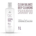 Buy Schwarzkopf Professional Bonacure Clean Balance Deep Cleansing Shampoo with Tocopherol | For All Hair Types | 1L 1L - 1000 ml - Purplle