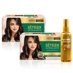 Buy Streax Ultralights Cappuccino Brown Pack of 2 + Streax Walnut serum 200 ML - Purplle