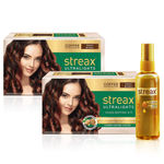 Buy Streax Ultralights Hazel Brown Pack of 2 + Streax Walnut serum 200 ML - Purplle