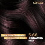 Buy Streax Hair Colour Cinnamon Red + Streax Walnut serum 45 ML - Purplle