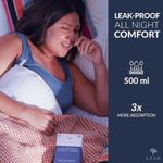 Buy Azah Ultra-Absorbent Disposable Period Panties | Heavy Flow Period Panties | 360 Leak-Proof | Overnight Napkins | Postpartum Panty | Soft & Breathable | Flexible Waistband (Pack of 6) - Purplle