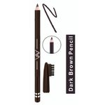 Buy AYA Waterproof Eyebrow Pencil With Brush (Black And Dark Brown) - Purplle