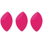Buy AY Cut Shape Make up Sponge Puff (Colour may Vary) - Pack of 3 Piece - Purplle