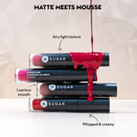 Buy SUGAR Cosmetics Mousse Muse Lip Cream | Lasts 24+ Hrs | Creamy Mousse Lipstick | Waterproof & Smudgeproof | 5 ml - 07 Plum Brandy - Purplle