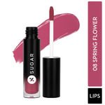 Buy SUGAR Cosmetics Mousse Muse Maskproof Lip Cream - 08 Spring Flower - Purplle