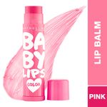 Buy Maybelline New York Baby Lips Tinted Lip Balm, Pink Lolita, 4g - Purplle