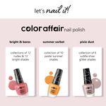 Buy Plum Color Affair Nail Polish Summer Sorbet Collection | High Shine & Plump Finish | 7-Free Formula |Black Grape - 156 - Purplle