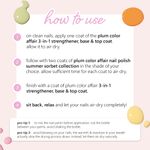 Buy Plum Color Affair Nail Polish Summer Sorbet Collection | High Shine & Plump Finish | 7-Free Formula |Peach - 157 - Purplle