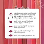 Buy Plum Matte In Heaven Liquid Lipstick | Non-Drying | Smudge-Proof | 100% Vegan & Cruelty FreeAA | Cherry On Top - 126 - Purplle