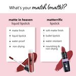 Buy Plum Matte In Heaven Liquid Lipstick | Non-Drying | Smudge-Proof | 100% Vegan & Cruelty FreeAA | Pa-pa-ya - 122 - Purplle