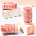 Buy Glow Hub | Nourish & Hydrate Face Mask Stick (35g) | Hyaluronic acid, Kaolin Clay, Peach extract, Coconut water, Aloe Vera | Glow enhancing, Hydrating, Nourishing - Purplle