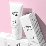 Buy Glow Hub | Pore Polish Facial Exfoliator (120ml) | Grapefruit extract, Walnut shell powder, Salicylic acid | Brighten, Exfoliate - Purplle