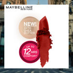 Buy Maybelline New York Color Sensational Creamy Matte Lipstick, 677 Noho Amber (3.9 g) - Purplle