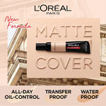 Buy L'Oreal Paris Infallible 24H Matte Cover Liquid Foundation, 30 Light Ivory (35 ml) - Purplle