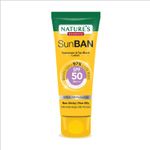 Buy Nature's Essence SunBan SPF 50 PA+++ Sunscreen & Tan Block Lotion | Non-comedogenic| 60ml - Purplle