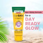 Buy Nature's Essence SunBan SPF 50 PA+++ Sunscreen & Tan Block Lotion | Non-comedogenic| 60ml - Purplle