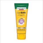 Buy Nature's Essence SunBan SPF 50 PA+++ Sunscreen & Tan Block Creme (120 ml) - Purplle