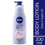 Buy Nivea Oil In Lotion Rose & Argan Oil Body Lotion (200 ml) - Purplle