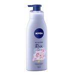 Buy NIVEA Body Lotion Oil in Lotion Rose & Argan Oil For Dry Skin 400ml - Purplle