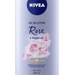 Buy NIVEA Body Lotion Oil in Lotion Rose & Argan Oil For Dry Skin 400ml - Purplle