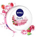 Buy NIVEA Soft Light Moisturising Cream Berry Blossom 100 ml - Purplle
