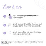 Buy Plum Color Affair Nail Polish Remover | Acetone-free | Easy Removal | 100% Vegan & Cruelty-Free - Purplle