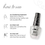 Buy Plum Color Affair 3-in-1 Strengthener, Base & Top Coat | 7-Free Formula | With AHA & Avocado Oil | 100% Vegan & Cruelty-Free - Purplle