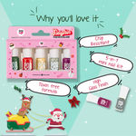 Buy MyGlamm Popxo Makeup Mini Nail Kit Sleighin (15 ml) - Purplle