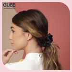 Buy GUBB Satin Scrunchie - Classic Black 1 Pc - Purplle