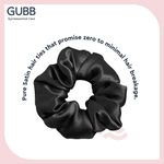Buy GUBB Satin Scrunchie - Classic Black 1 Pc - Purplle