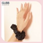 Buy GUBB Satin Scrunchie - Classic Black 1 Pc - Purplle
