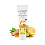 Buy Mamaearth Vitamin C Daily Glow Sunscreen with Vitamin C & Turmeric for Sun Protection & Glow - 20 g - Purplle