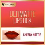 Buy MyGlamm Ultimatte Long Stay Matte Liquid Lipstick-Cherry Hottie (2.5 ml) - Purplle