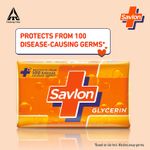 Buy Savlon Glycerine Soap, 500g (125g - Pack of 3+1), Soap for Women & Men, For All Skin Types - Purplle