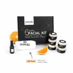 Buy Zeoveda Glam Up Vitamin A & C Facial Kit for Men & Women | De Tan | Cleansing | Sulphate & Paraben-Free | 6 Easy Steps + Free Towel - Purplle