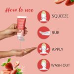 Buy Glamveda Strawberry Exfoliating Face Wash - Purplle