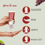 Buy Glamveda Advance Anti Ageing Face Wash Red wine 100 ml - Purplle
