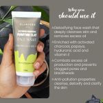 Buy Glamveda Activated Charcoal Clay face wash Detox & Anti Acne 100 ml - Purplle