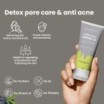 Buy Glamveda Activated Charcoal Clay face wash Detox & Anti Acne 100 ml - Purplle