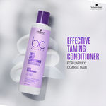 Buy Schwarzkopf Professional Bonacure Frizz Away Conditioner with Babassu Oil 200 ml - Purplle