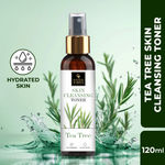 Buy Good Vibes Tea Tree Cleansing Toner | Hydrating, Anti-Acne, Removes Excess Oil | With Green Tea | No Alcohol, No Parabens, No Sulphates, No Mineral Oil (120 ml) - Purplle