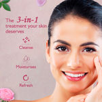 Buy Dabur Gulabari Rose Glow Face Cleanser - 100 ml | For All Skin Types | 3 in 1 Cleanser | Cleaner, Balanced & Hydrated Skin - Purplle