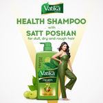 Buy Dabur Vatika Health Shampoo - 640ml | With 7 natural ingredients | For Smooth, Shiny & Nourished Hair | Repairs Hair damage, Controls Frizz | For All Hair Types | Goodness of Henna & Amla - Purplle