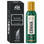 Buy St John Cobra Deodrant No Gas Real Man 100 ml & Black Current 50 ml Perfume Combo Pack Perfume Body Spray - For Men & Women (150 ml, Pack of 2) - Purplle