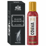 Buy St John Cobra Deodrant No Gas True Man 100 ml & Black Current 50 ml Perfume Combo Pack Perfume Body Spray - For Men & Women (150 ml, Pack of 2) - Purplle