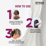 Buy Streax Professional Canvoline Shampoo For straightened hair, with Kera-Charge & Baobab oil, 1500 ml - Purplle