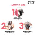 Buy Streax Professional Argan Secrets Colour Protect Shampoo, Enriched with Argan Oil & UV Filter, 1500 ml - Purplle
