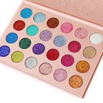 Buy DE'LANCI Pressed Glitter Eyeshadow Palette 19.2g - Purplle